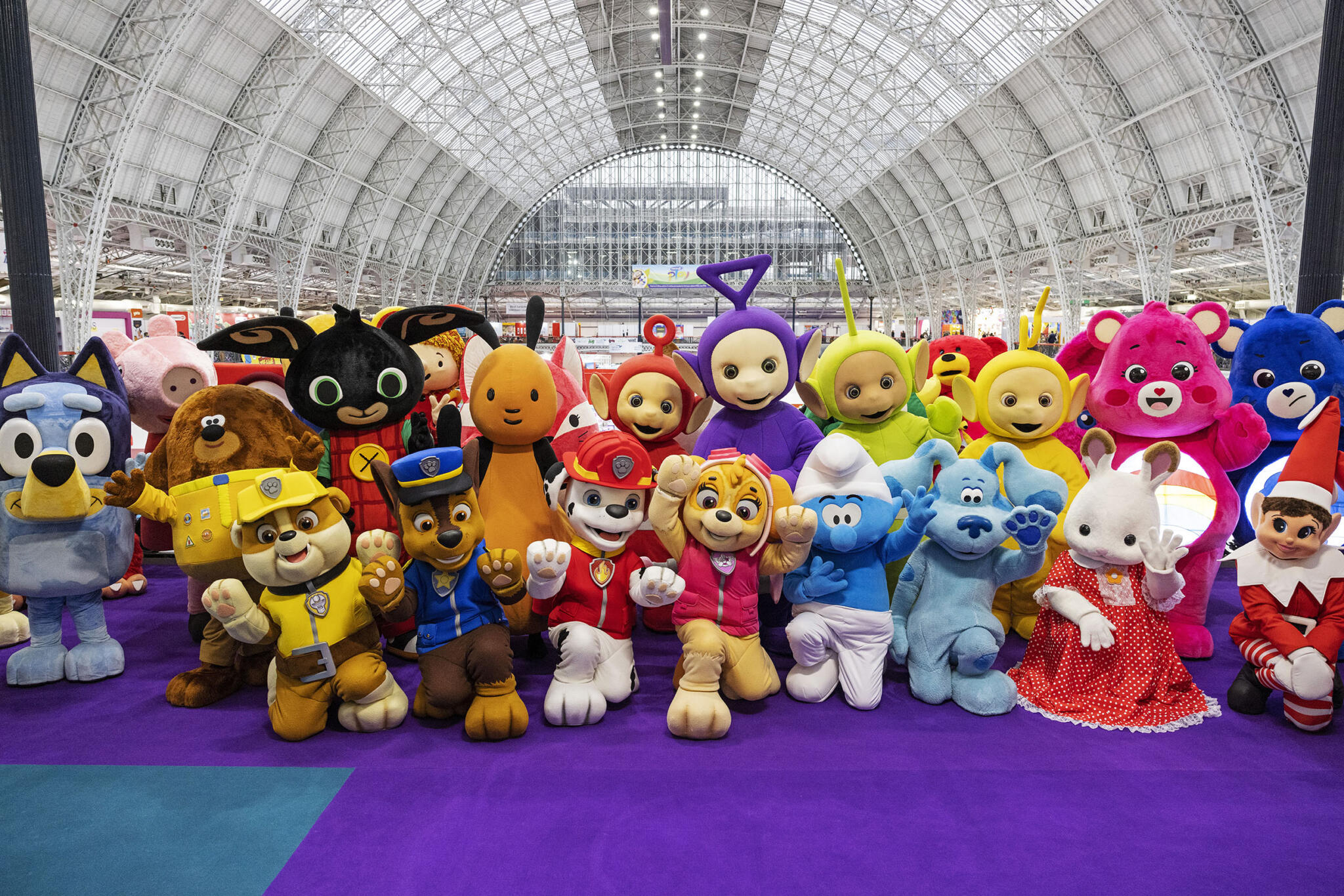 Room filled with stuffed animals